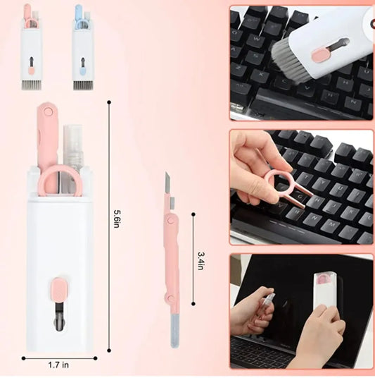 7-in-1 keyboard and earbuds cleaner